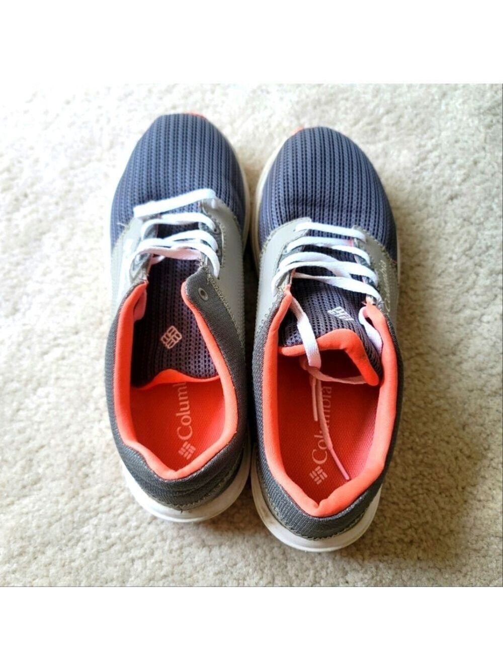 Columbia Bloomingport Women's Athletic Shoes in Gray/Melon Size 8.5